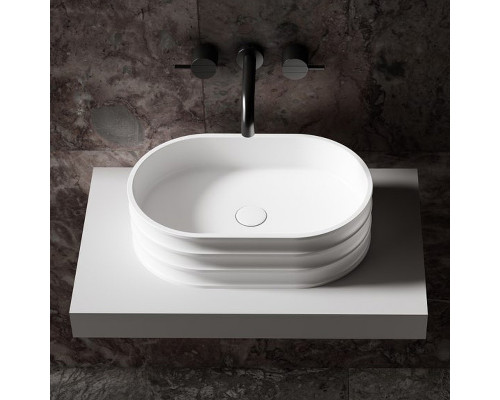 Раковина-чаша Abber Stein 56 AS2650 Белая матовая