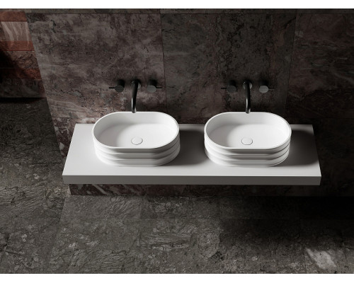 Раковина-чаша Abber Stein 56 AS2650 Белая матовая