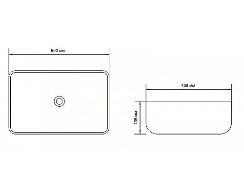 Приобрести Раковина-чаша Aquanet Soul-1-MB 50 245833 Черная матовая в магазине сантехники Santeh-Crystal.ru