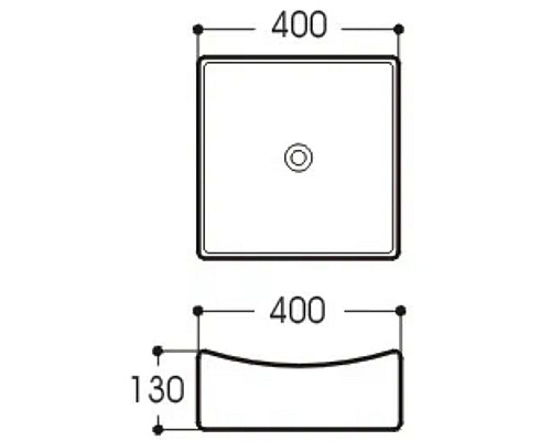 Купить Раковина-чаша Aquatek 40 AQ5516-00 Белая в магазине сантехники Santeh-Crystal.ru