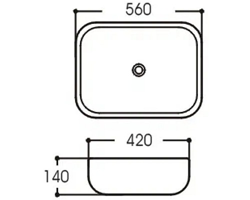 Приобрести Раковина-чаша Aquatek 56 AQ5526-00 Белая в магазине сантехники Santeh-Crystal.ru