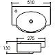 Заказать Раковина Aquatek 51 L AQ5329-00 Белая в магазине сантехники Santeh-Crystal.ru