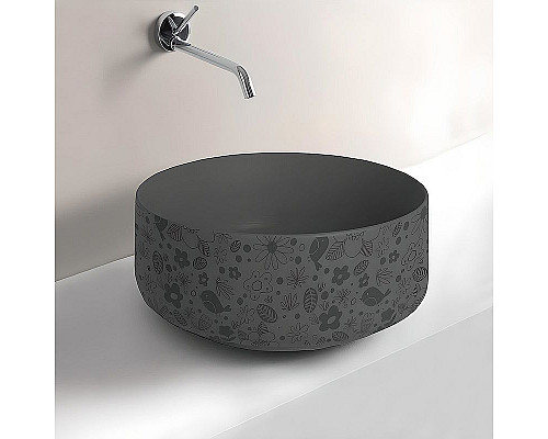 Заказать Раковина-чаша Artceram Cognac 42 COL001 15 87 Grigio oliva в магазине сантехники Santeh-Crystal.ru