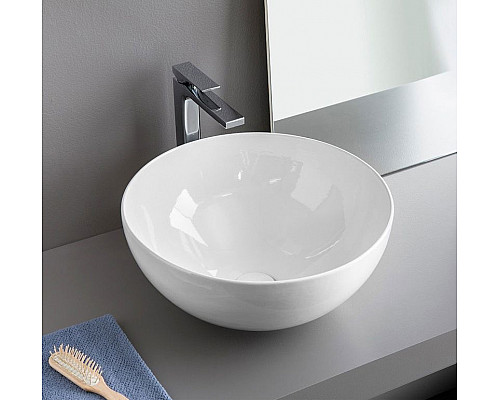 Приобрести Раковина Artceram La Ciotola 46 LCL001 01 00 Белая в магазине сантехники Santeh-Crystal.ru