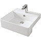 Купить Раковина Artceram Quadro 50 QUL004 01 00 Белая в магазине сантехники Santeh-Crystal.ru