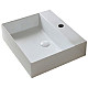 Заказать Раковина Azzurra Elegance Squared 60 ELLP060450QMBI/(EQA60M bi)x1 Белая в магазине сантехники Santeh-Crystal.ru