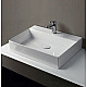 Заказать Раковина Azzurra Elegance Squared 60 ELLP060450QMBI/(EQA60M bi)x1 Белая в магазине сантехники Santeh-Crystal.ru