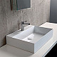 Заказать Раковина Azzurra Elegance Squared 60 ELLP060450QMBI/(EQA60M bi)x1 Белая в магазине сантехники Santeh-Crystal.ru