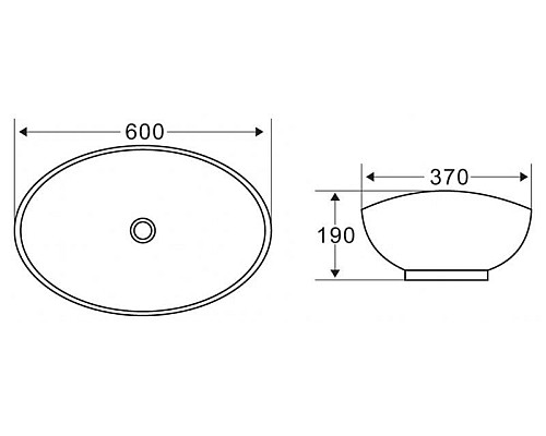 Купить Раковина-чаша BelBagno 60 BB1087 Белая в магазине сантехники Santeh-Crystal.ru