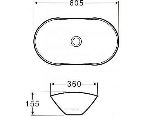 Купить Раковина-чаша BelBagno 60 BB1404 Белая в магазине сантехники Santeh-Crystal.ru