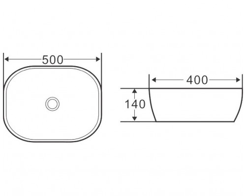 Купить Раковина-чаша BelBagno 50 BB1302-H301 Черная матовая в магазине сантехники Santeh-Crystal.ru