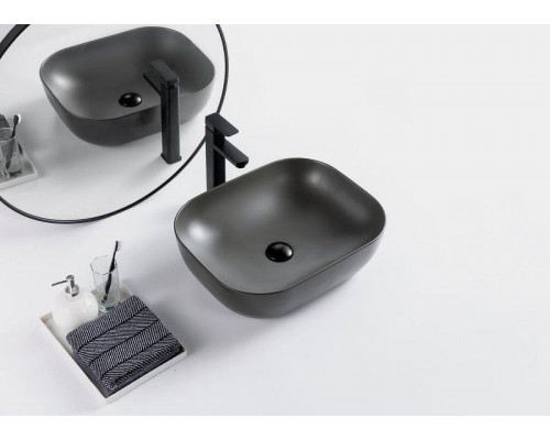 Купить Раковина-чаша BelBagno 50 BB1302-H311 Серая матовая в магазине сантехники Santeh-Crystal.ru