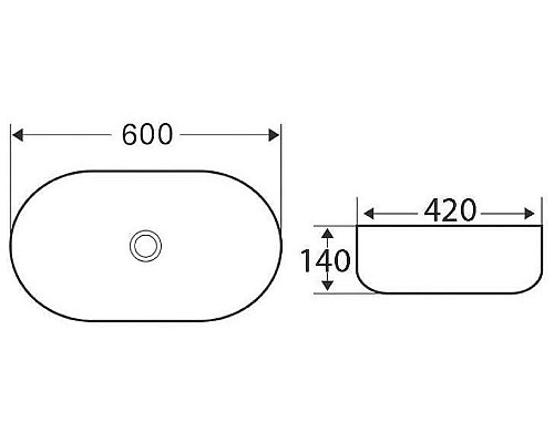 Заказать Раковина-чаша BelBagno 60 BB1084-H301 Черная матовая в магазине сантехники Santeh-Crystal.ru