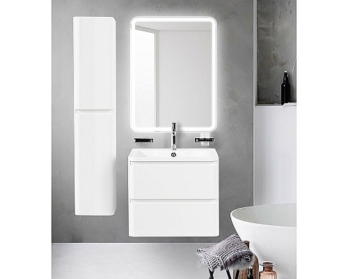 Заказать Раковина BelBagno 60 BB600/455-LV-MR-ALR Белая в магазине сантехники Santeh-Crystal.ru