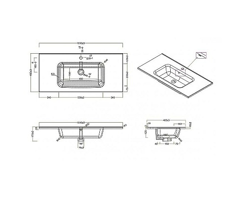 Заказать Раковина BelBagno BB1000ETL Белая в магазине сантехники Santeh-Crystal.ru