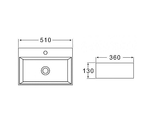 Приобрести Раковина BelBagno 51 BB1340 Белая в магазине сантехники Santeh-Crystal.ru