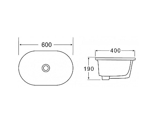 Купить Раковина BelBagno 60 BB1004 Белая в магазине сантехники Santeh-Crystal.ru