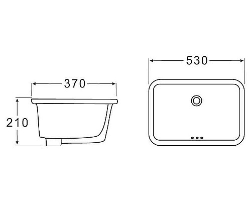 Приобрести Раковина BelBagno 53 BB1006 Белая в магазине сантехники Santeh-Crystal.ru