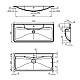 Купить Раковина BelBagno 100 BB1000/455-LV-ART-ALR-NERO Черная матовая в магазине сантехники Santeh-Crystal.ru