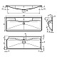 Заказать Раковина BelBagno 120 BB1200/455-LV-MR-ALR Белая в магазине сантехники Santeh-Crystal.ru