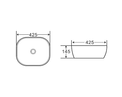 Купить Раковина-чаша BelBagno 43 BB1301 Белая в магазине сантехники Santeh-Crystal.ru