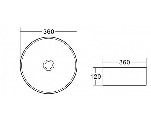 Приобрести Раковина-чаша BelBagno 36 BB1357 Белая в магазине сантехники Santeh-Crystal.ru
