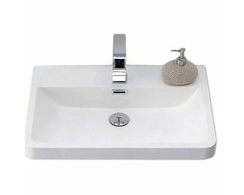 Заказать Раковина BelBagno Piramide 65 PIR-650-LVB Белая в магазине сантехники Santeh-Crystal.ru