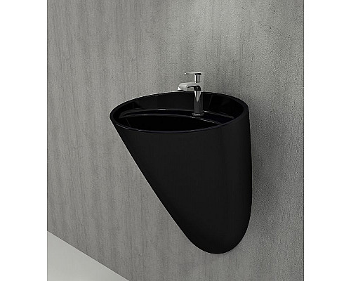 Приобрести Раковина Bocchi Venezia 53 1083-005-0126 Черная глянцевая в магазине сантехники Santeh-Crystal.ru