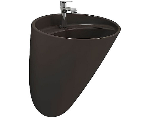 Купить Раковина Bocchi Venezia 53 1083-025-0126 Кофейная матовая в магазине сантехники Santeh-Crystal.ru