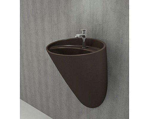 Купить Раковина Bocchi Venezia 53 1083-025-0126 Кофейная матовая в магазине сантехники Santeh-Crystal.ru