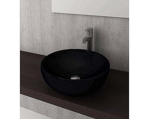 Приобрести Раковина-чаша Bocchi Venezia 45 1119-005-0125 Черная глянцевая в магазине сантехники Santeh-Crystal.ru