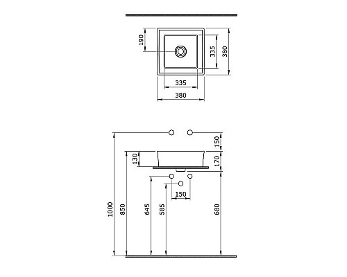 Приобрести Раковина-чаша Bocchi Vessel 38 1173-005-0125 Черная глянцевая в магазине сантехники Santeh-Crystal.ru