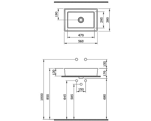 Приобрести Раковина-чаша Bocchi Vessel 56 1172-001-0125 Белая глянцевая в магазине сантехники Santeh-Crystal.ru