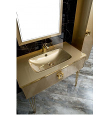Мебельная раковина Boheme Armadi Art Lucido 100 852-100-Light Gold цвет золото светлое