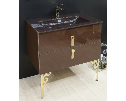 Мебельная раковина Boheme Armadi Art NeoArt 80 852-080-DB Dark Brown