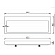 Заказать Раковина Boheme Armadi Art Flat 120 859-120 Белая в магазине сантехники Santeh-Crystal.ru