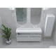 Мебельная раковина Boheme Armadi Art Flat 140 859-140 Белая