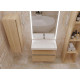 Мебельная раковина Boheme Armadi Art Flat 80 859-080 Белая