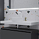 Приобрести Столешница под раковину Boheme Armadi Art Flat 100 869-100 Белая в магазине сантехники Santeh-Crystal.ru
