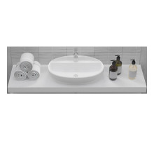 Столешница под раковину Boheme Armadi Art Flat 140 869-140 Белая