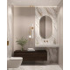 Раковина подвесная Boheme Armadi Art Flat 100 859-100-CLCT Белый мрамор