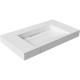 Раковина подвесная Boheme Armadi Art Flat 80 859-080-CLCT Белый мрамор