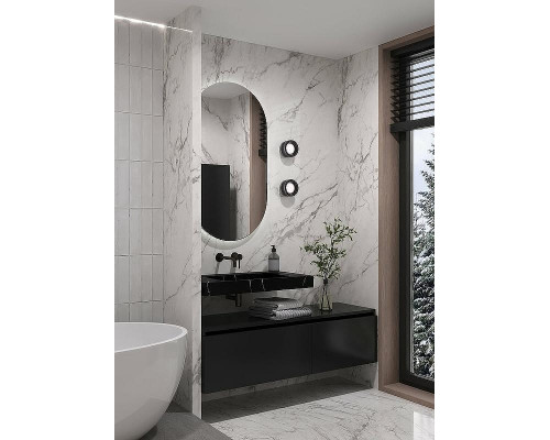 Раковина подвесная Boheme Armadi Art Flat 80 859-080-NM цвет Черный мрамор