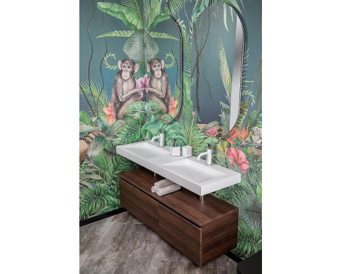 Раковина подвесная Boheme Armadi Art Flat 140 859-140-2 двойная Белая