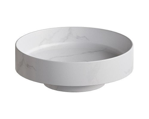 Раковина накладная Boheme Corian 40 801-CLCT Calacatta