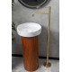Раковина накладная Boheme Corian 40 801-CLCT Calacatta