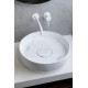Раковина накладная Boheme Corian 40 801-CLCT Calacatta