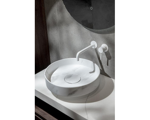 Раковина накладная Boheme Corian 40 801-CLCT Calacatta