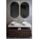 Раковина накладная Boheme Corian 40 801-CLCT Calacatta