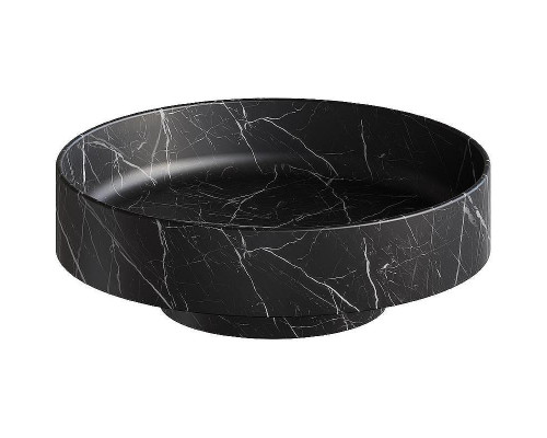 Раковина накладная Boheme Corian 40 801-NM Nero Marquina